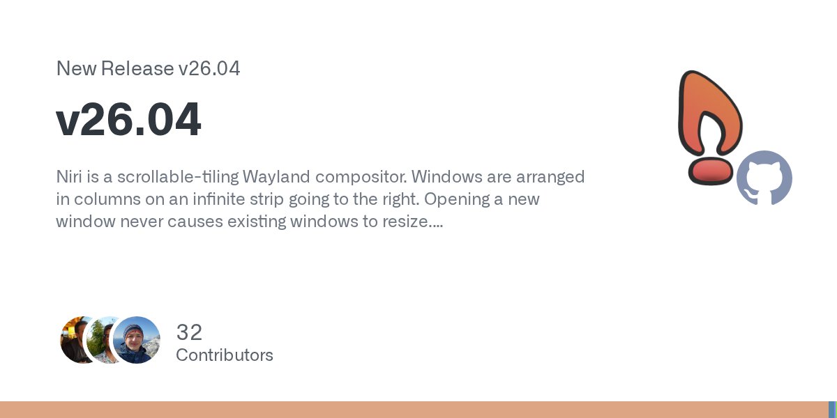 Wayland'da Devrim: Niri 26.04 Kaydırılabilir Döşemeli